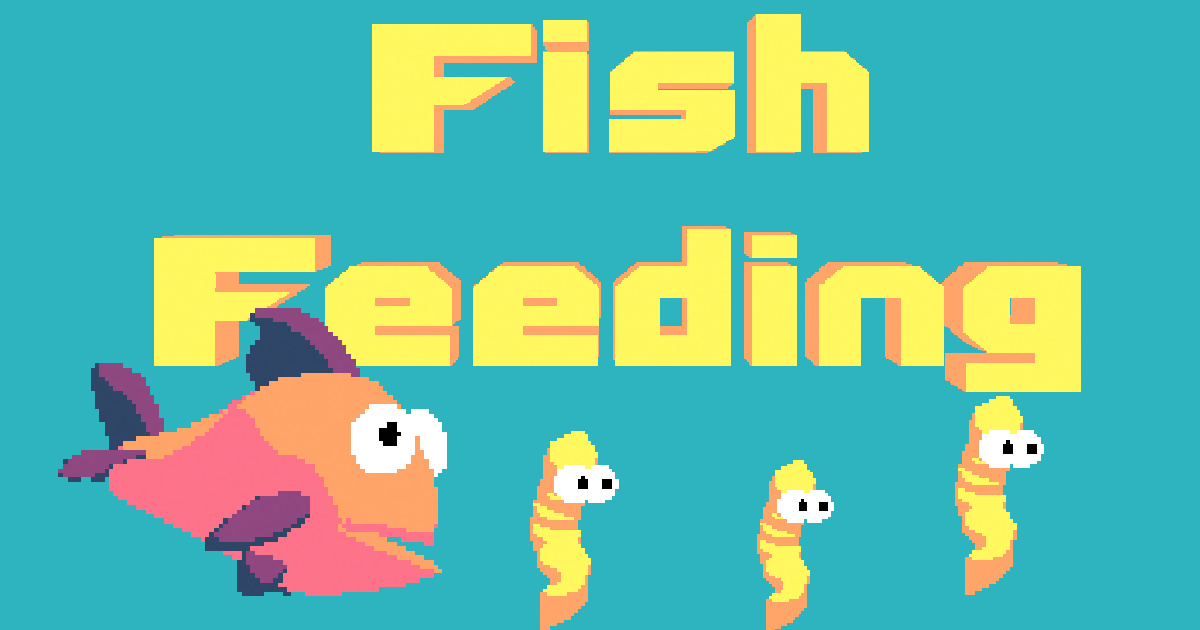 Feeding Fish – Eat the Worms, Dodge the Sharks!