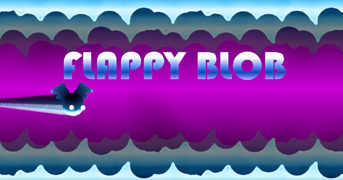 Flappy Blob – Tap to Fly, Dodge the Clouds!