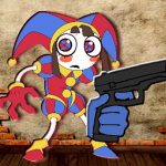 Pomni Maze Shooter – Find the Exit, Fight Your Way Out!